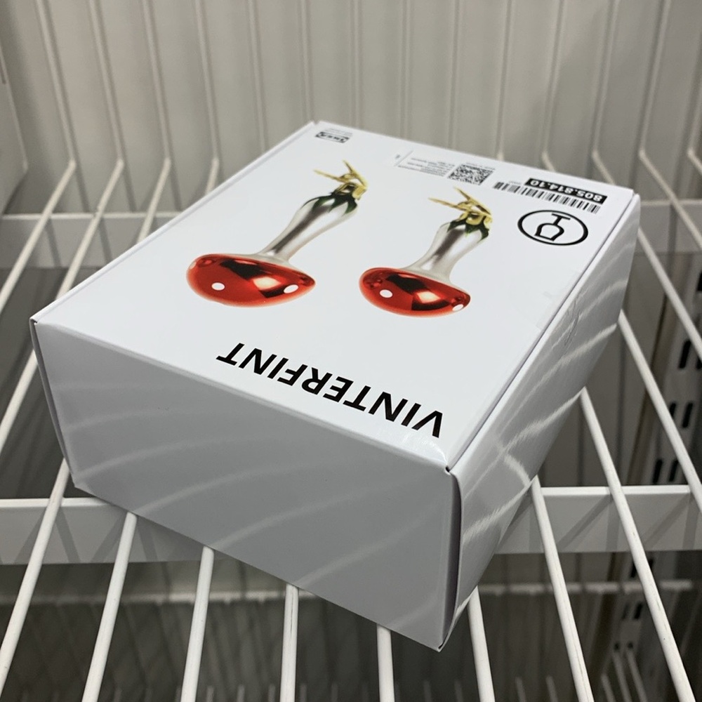 Ikea mushroom Christmas tree decor clip on holiday ornaments decorations nwt - Picture 8 of 15